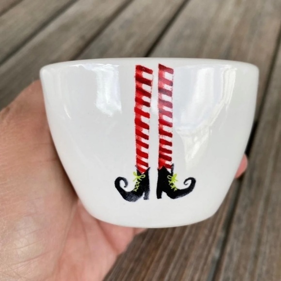 Rae Dunn Measuring Cups Halloween Witch Feet Ceramic Pottery farmhouse Halloween - Picture 4 of 12